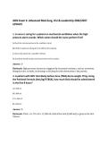 ADN Exam 4&colon; Advanced Med-Surg&comma; ICU & Leadership 2026&sol;2027&NewLine;UPDATE