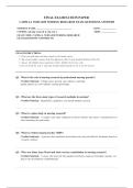 NUR 4030 NURSING RESEARCH EXAM 2026 101&plus; COMPLETE EXAM QUESTIONS AND ANSWERS 100&percnt; VERIFIED A&plus; GRADE ASSURED&excl;&excl;&excl;&excl;&excl; NEW LATEST UPDATE&excl;&excl;&excl;&excl;&excl;