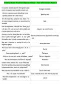 Drinking Water Treatment Operator Class 1 Test with Answers Rated A