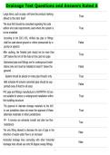 Drainage Test Questions and Answers Rated A