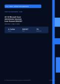  AZ-104 Microsoft Azure Administrator Associate Renewal Exam Actual Exam 2026&sol;2027 &ndash; 100&percnt; Verified &vert; Detailed Rationales &ndash; Pass Guaranteed &ndash; A&plus; Graded