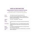 NRNP 6552 Midterm Exam &ndash; Walden University Advanced Practice Nursing&comma; Women&rsquo;s Health &lpar;2026&sol;2027&rpar; Comprehensive Practice with 100 Questions&comma; Answers & Rationale