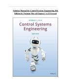Solution Manual for Control Systems Engineering&comma; 8th Edition by Norman S&period; Nise All Chapters Covered &comma;Latest Edition&comma;