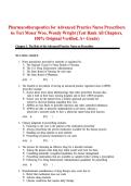 Test Bank - Pharmacotherapeutics for Advanced Practice Nurse Prescribers 6th Edition Woo Test Bank &lpar;Chapters 1&ndash;18 Included&rpar;