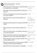 AWS DVA-C02 Study Guide &sol; Score 100&percnt; &sol; New Version 2025 &sol; Exam Prep & Test Bank&NewLine;&NewLine;