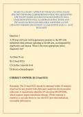 NR 603 CEA EXAM &sol; APPROVED NR 603 CEA FINAL EXAM 2026&sol;2027 TESTBANK COMPREHENSIVE PRACTICE QUESTIONS AND STUDY GUIDE ACCURATE EXAM COMPLETE REAL QUESTIONS WITH WELL ELABORATED SOLUTIONS AND DETAILED RATIONALES &lpar;RELIABLE ANSWERS&rpar; LATEST UPDATED VERSION 202