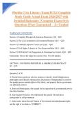 Florida Civic Literacy Exam FCLE Complete Study Guide Actual Exam 2026&sol;2027 with Detailed Rationales &vert; Complete Exam-Style Questions &vert; Pass Guaranteed &ndash; A&plus; Graded&NewLine;&NewLine;
