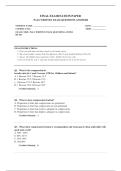 PALS EXAM 2026 COMPLETE EXAM QUESTIONS AND ANSWERS 100&percnt; VERIFIED A&plus; GRADE ASSURED&excl;&excl;&excl;&excl;&excl; NEW LATEST UPDATE&excl;&excl;&excl;&excl;