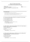 PALS WRITTEN EXAM 2026 85&plus; COMPLETE EXAM QUESTIONS AND ANSWERS 100&percnt; VERIFIED A&plus; GRADE ASSURED&excl;&excl;&excl;&excl;&excl; NEW LATEST UPDATE&excl;&excl;&excl;&excl;