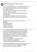 AWS CLF-C02 Study Guide &sol; Score 100&percnt; &sol; New Version 2025 &sol; Exam Prep & Test Bank&NewLine;&NewLine;