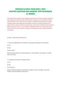 SERVSAFE ALCOHOL EXAM &lpar;2026 &sol; 2027&rpar;&NewLine;UPDATED QUESTIONS AND ANSWERS  WITH RATIONALES &NewLine;A&plus; GRADED&NewLine;