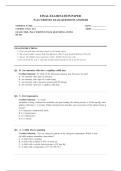 PALS EXAM 2026 COMPLETE EXAM QUESTIONS AND ANSWERS 100&percnt; VERIFIED A&plus; GRADE ASSURED&excl;&excl;&excl;&excl;&excl; NEW LATEST UPDATE&excl;&excl;&excl;&excl;
