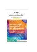 Test Bank Prioritization&comma; Delegation&comma; and Assignment&colon; Practice Exercises for the NCLEX Examination&semi; 6th Edition By Linda A&period; LaCharity&comma; Candice K&period; Kumagai&comma; Shirley M&period; Hosler All Chapters&vert; Latest Edition&vert; 2025&sol;2026