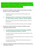 Wastewater Treatment Operator Certification Test Review &vert; Comprehensive Practice Questions with Detailed Answer Explanations &vert; Updated 2026 Study Guide for Certification Success