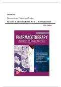 TEST BANK for Pharmacotherapy Principles and Practice 6th Edition Chisholm-Burns Test Bank&period; ALL 102 CHAPTERS &lpar;Complete Download&rpar;&period;&sol;&sol;ISBN NO&colon;1260460274&sol;&sol;Graded A&plus;