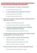 Texas Water Well Pump Installer License Exam Review &vert; Comprehensive Practice Questions with Detailed Answer Explanations &vert; Updated 2026 Study Guide PDF for Licensing Success