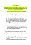 NUR 336 Exam &NewLine;Comprehensive Resource To Help You Ace 2026-2027 Exams &NewLine;Includes Frequently Tested Questions With ELABORATED &NewLine;100&percnt; Correct COMPLETE SOLUTIONS &NewLine;Guaranteed Pass First Attempt&excl;&excl; Current Update&excl;&excl; 