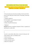 JB LEARNING EMT FINAL EXAM 2025&ndash;2026 &vert;  EMT FINAL EXAM ACTUAL QUESTIONS AND 100&percnt;  VERIFIED ANSWERS &vert; GRADED A&plus;