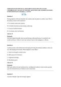 NR509 ADVANCED PHYSICAL ASSESSMENT FINAL PRACTICE EXAM CHAMBERLAIN COLLEGE OF NURSING QUESTIONS AND VERIFIED ANSWERS WITH RATIONALES GRADED A&plus; LATEST
