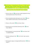 NURS 334 Exam 2 Comprehensive Resource To Help You Ace &NewLine;2026-2027 Exams Includes Frequently Tested Questions &NewLine;With ELABORATED 100&percnt; Correct COMPLETE SOLUTIONS &NewLine;Guaranteed Pass First Attempt&excl;&excl; Current Update&excl;&excl;