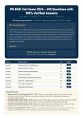 PN HESI Exit Exam 2026 &vert; Verified 300 Questions & Answers with NGN Style &vert; Graded A&plus;&NewLine;