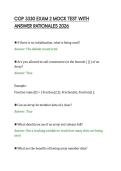 COP 3330 EXAM 2 MOCK TEST WITH&NewLine;ANSWER RATIONALES 2026