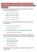 WGU C777 Objective Assessment Exam Review &vert; 200&plus; Comprehensive Practice Questions with Detailed Answer Explanations &vert; Updated 2026 Study Guide for Web Development Applications