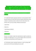 Massachusetts MAP Certification Pretest Actual Exam 2026&sol;2027 &ndash; Complete Exam-Style Questions with Detailed Rationales &vert; 100&percnt; Verified &vert; Pass Guaranteed &ndash; A&plus; Graded