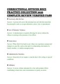 CORRECTIONAL OFFICER SOCE&NewLine;PRACTICE COLLECTION 2026&NewLine;COMPLETE REVIEW VERIFIED PASS