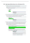 ETH 321T WK 3 - APPLY&colon; AGENCY RELATIONSHIPS&comma; LABOR&comma; AND EMPLOYMENT TEST &vert; QUESTIONS AND ANSWERS &vert; 2026 UPDATE &vert; WITH COMPLETE SOLUTIONS&period;