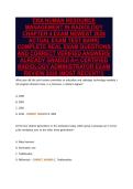 CRA HUMAN RESOURCE&NewLine;MANAGEMENT IN RADIOLOGY&NewLine;CHAPTER 4 EXAM NEWEST 2026&NewLine;ACTUAL EXAM TEST BANK&vert;&NewLine;COMPLETE REAL EXAM QUESTIONS&NewLine;AND CORRECT VERIFIED ANSWERS&sol;&NewLine;ALREADY GRADED A&plus;&vert; CERTIFIED&NewLine;RADIOLOGY ADMINISTRATOR EXAM&NewLine;REVIEW 2026 &lpar;MOST RECENT&excl;&excl;&rpar;&NewLine;
