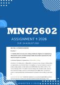 MNG2602 Assignment 1 2026 - Distinction &vert; Due 24 August 2026