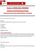 Exam 3&colon; BIOS 252 &sol; BIOS252 &ndash; Anatomy and Physiology II &lpar;2026&rpar; &vert; Chamberlain University &vert; Questions & Answers with Verified Explanations