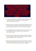 WGU OA NEWEST 2026 ACTUAL&NewLine;EXAM&vert; D425 INTRODUCTION TO&NewLine;CHEMISTRY OA EXAM WITH&NewLine;COMPLETE REAL EXAM QUESTIONS&NewLine;AND CORRECT VERIFIED ANSWERS&sol;&NewLine;ALREADY GRADED A&plus; &lpar;BRAND&NewLine;NEW&excl;&excl;&rpar;