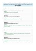 Nursing Care for Oxygenation&comma; ARF&comma; ARDS&comma; and SARS- Exam Questions with&NewLine;Correct Answers