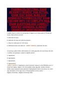 PHARMACOLOGY FINAL EXAM&NewLine;REVIEW&excl;&excl;&excl;&excl; NEWEST 2026 ACTUAL&NewLine;EXAM TEST BANK&vert; NURS 5334&NewLine;ADVANCED PHARMACOLOGY EXAM&NewLine;2 REVIEW WITH 130 COMPLETE REAL&NewLine;EXAM QUESTIONS AND CORRECT&NewLine;VERIFIED ANSWERS&sol; ALREADY&NewLine;GRADED A&plus; &lpar;MOST RECENT&excl;&excl;&rpar;