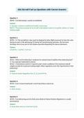 ASA Aircraft Fuel sys Questions with Correct Answers