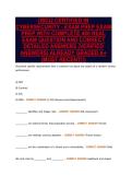 &lpar;ISC&rpar;2 CERTIFIED IN&NewLine;CYBERSECURITY - EXAM PREP EXAM&NewLine;PREP WITH COMPLETE 400 REAL&NewLine;EXAM QUESTION AND CORRECT&NewLine;DETAILED ANSWERS &lpar;VERIFIED&NewLine;ANSWERS&rpar; ALREADY GRADED A&plus;&NewLine;&lpar;MOST RECENT&excl;&excl;&rpar;