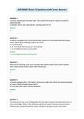 ASE BRAKES Exam &num;1 Questions with Correct Answers