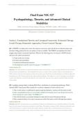 NSG 527 FINAL EXAM 2026&sol;2027 &vert; Already Graded A Questions & Verified Answers &vert; Wilkes University &vert; Pass Guaranteed - A&plus; Graded&NewLine;&NewLine;