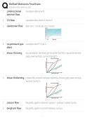 Biofluid Mechanics Final Exam EXAM STUDY GUIDE 2026&sol;2027 ACCURATE QUESTIONS WITH CORRECT DETAILED SOLUTIONS &vert;&vert; 100&percnt; GUARANTEED PASS NEWEST VERSION