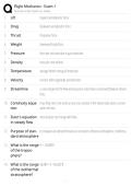 Flight Mechanics Exam 1 EXAM STUDY GUIDE 2026&sol;2027 ACCURATE QUESTIONS WITH CORRECT DETAILED SOLUTIONS &vert;&vert; 100&percnt; GUARANTEED PASS NEWEST VERSION