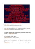 IAED EMERGENCY&NewLine;TELECOMMUNICATOR&NewLine;CERTIFICATION EXAM NEWEST 2025&sol;&NewLine;2026 ACTUAL EXAM TEST BANK&vert;&NewLine;IAED EMERGENCY&NewLine;TELECOMMUNICATOR&NewLine;CERTIFICATION EXAM PREP WITH&NewLine;COMPLETE 60 REAL EXAM&NewLine;QUESTIONS AND CORRECT VERIFIED&NewLine;ANSWERS&sol; ALREADY GRADED A&plus;&NewLine;&lpar;BRAND NEW&excl;&excl;