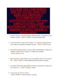 ETC EXAM TEST EXAM NEWEST&NewLine;2026&sol; 2027 ACTUAL EXAM TEST&NewLine;BANK&vert; IAED EMERGENCY&NewLine;TELECOMMUNICATOR&NewLine;CERTIFICATION EXAM PREP WITH&NewLine;COMPLETE 60 REAL EXAM&NewLine;QUESTIONS AND CORRECT VERIFIED&NewLine;ANSWERS&sol; ALREADY GRADED A&plus;&NewLine;&lpar;BRAND NEW&excl;&excl;&rpar;