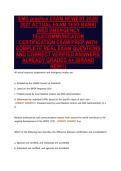 EMD practice EXAM NEWEST 2026&sol;&NewLine;2027 ACTUAL EXAM TEST BANK&vert;&NewLine;IAED EMERGENCY&NewLine;TELECOMMUNICATOR&NewLine;CERTIFICATION EXAM PREP WITH&NewLine;COMPLETE REAL EXAM QUESTIONS&NewLine;AND CORRECT VERIFIED ANSWERS&sol;&NewLine;ALREADY GRADED A&plus; &lpar;BRAND&NewLine;NEW&excl;&excl;&rpar;
