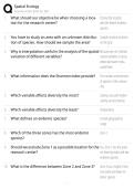 Spatial Ecology EXAM STUDY GUIDE 2026&sol;2027 ACCURATE QUESTIONS WITH CORRECT DETAILED SOLUTIONS &vert;&vert; 100&percnt; GUARANTEED PASS NEWEST VERSION