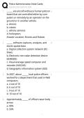 Police Administration Note Cards EXAM STUDY GUIDE 2026&sol;2027 ACCURATE QUESTIONS WITH CORRECT DETAILED SOLUTIONS &vert;&vert; 100&percnt; GUARANTEED PASS NEWEST VERSION