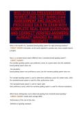 WGU D184 OA PREASSESSMENT&NewLine;NEWEST 2026 TEST BANK&vert; D344&NewLine;ASSESSMENT AND DIAGNOSTIC&NewLine;PROCESSES OA & PA EXAM WITH&NewLine;COMPLETE REAL EXAM QUESTIONS&NewLine;AND CORRECT VERIFIED ANSWERS&sol;&NewLine;ALREADY GRADED A&plus; &lpar;MOST&NewLine;RECENT&excl;&excl;&rpar;