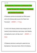 CA Phlebotomy Technician Certification Exam&NewLine;&vert; Latest Version 6&period;0 &vert; Questions & Answers &NewLine;with Detailed Explanation