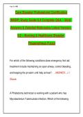 Care Disaster Professional Certification&NewLine;&lpar;NHDP&rpar; Study Guide 6&period;0 Complete Q&A &ndash; Bold&NewLine;Answers & Detailed Rationales Latest Version&colon;&NewLine;6&period;0 &ndash; Nursing & Healthcare Disaster&NewLine;Preparedness Focus
